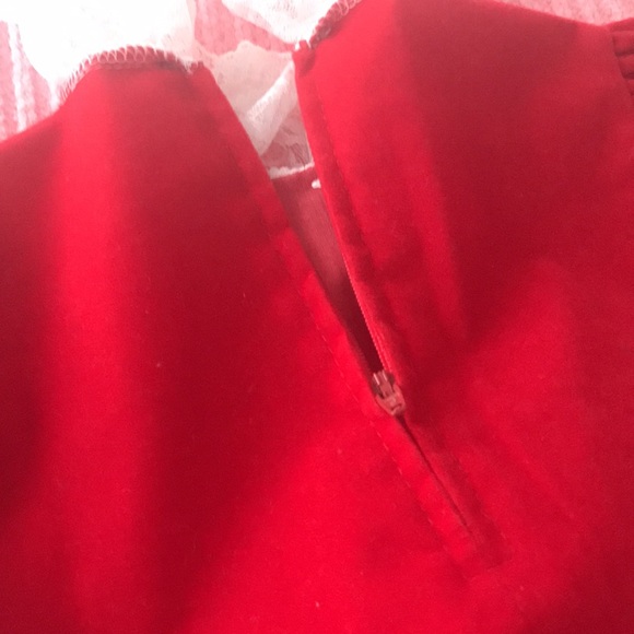 ✨Sold✨Vintage Red Velvet Baby Dress Little Beauty Original 18 Months - Picture 11 of 11